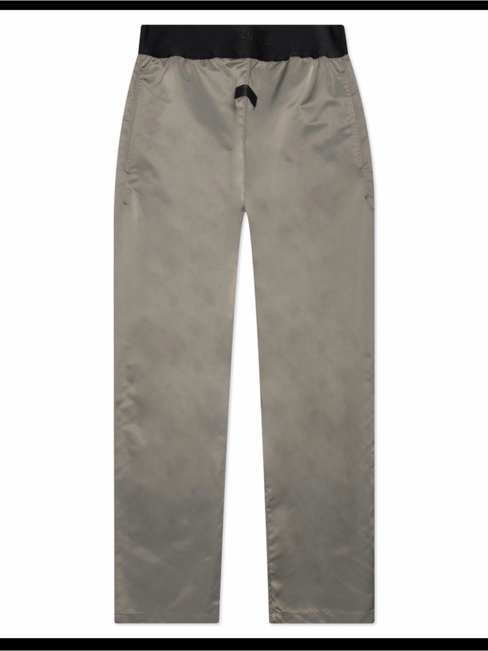 Fear of God Straight-Leg Chinos in Gray with Black Waistband